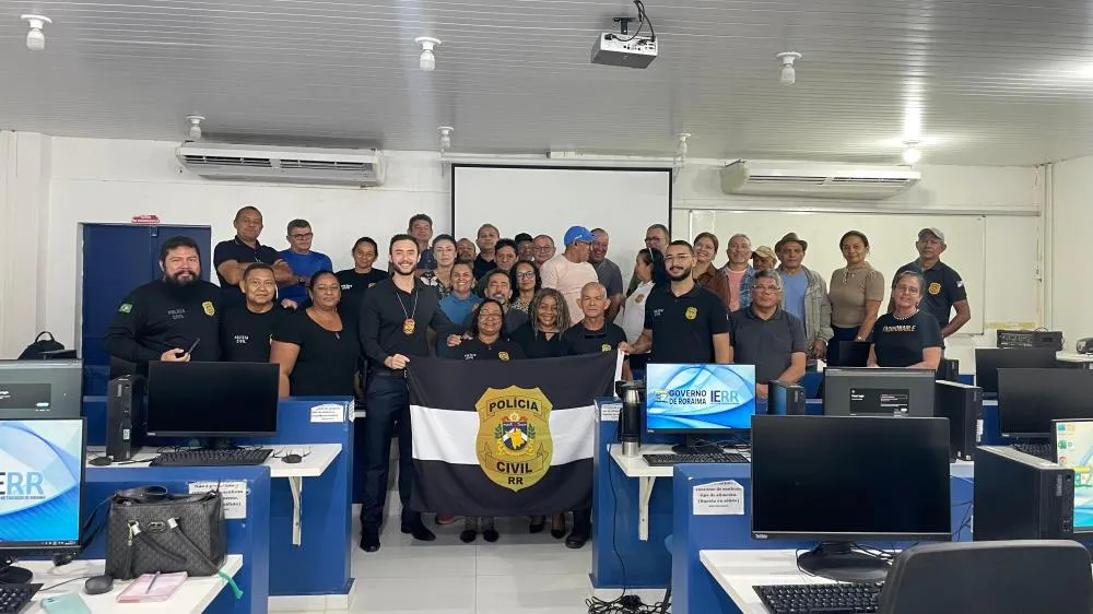 Polícia Civil de Roraima promove curso de informática para servidores do ex-Território