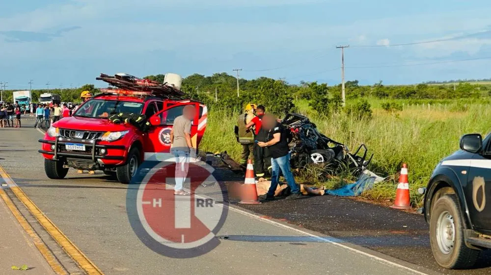 Colisão na BR-401 deixa três mortos e sete feridos, dois em estado grave 