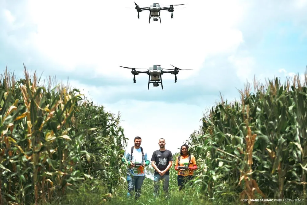 Prefeitura adquire drones para ampliar serviços a produtores e impulsionar a agricultura familiar
