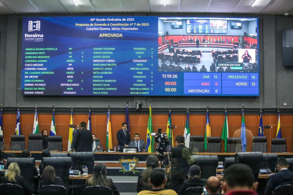 Três Propostas de Emenda à Constituição são aprovadas pela ALERR