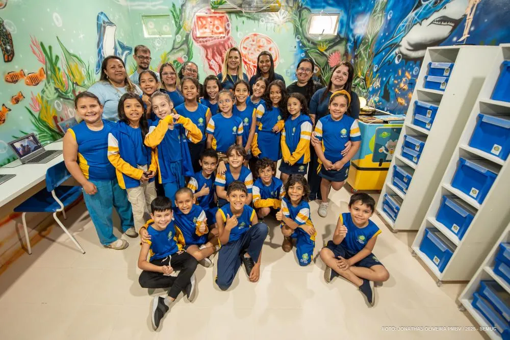 Escola de Boa Vista inaugura espaço lúdico e tecnológico para potencializar aprendizagem