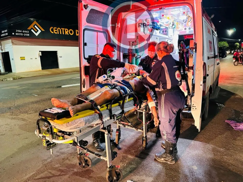Idoso morre após colisão entre moto e bicicleta no bairro Sílvio Leite
