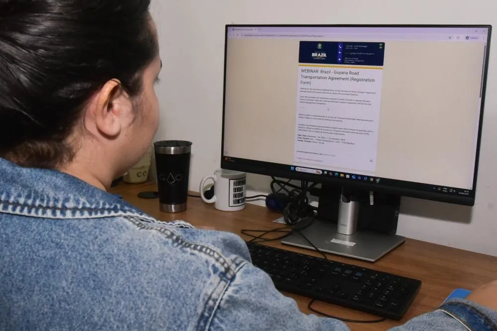 Seadi representa Roraima em Webinar Brasil-Guiana sobre integração e transporte internacional