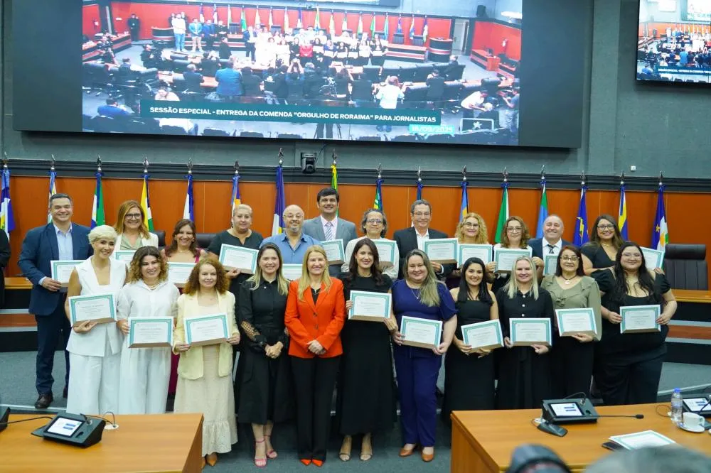 Jornalistas são homenageados com Comenda Orgulho de Roraima