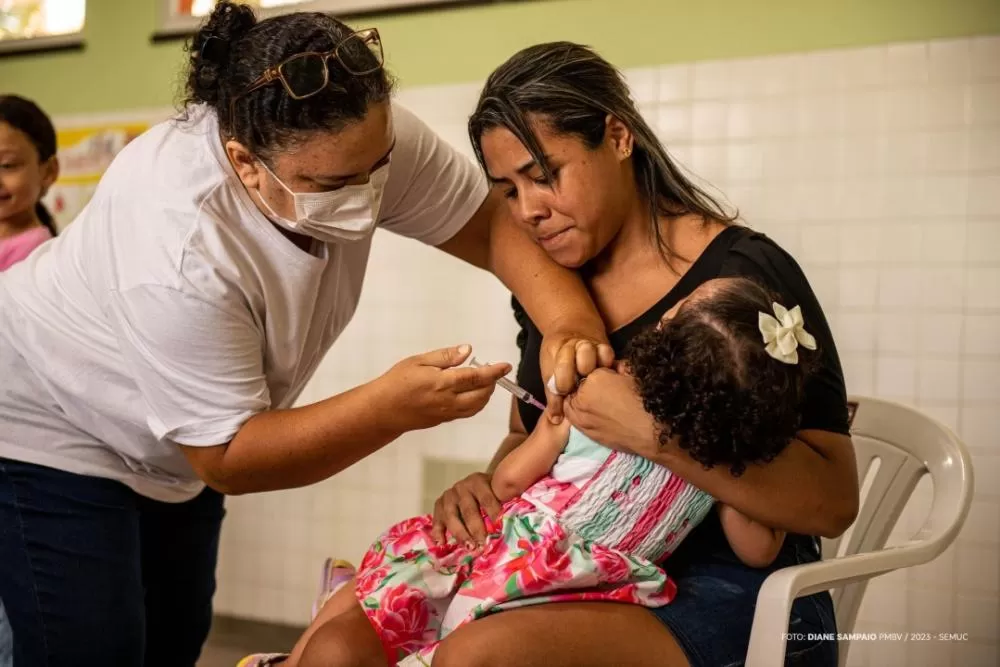 Prefeitura reforça 2ª dose que garante proteção completa a crianças menores de 5 anos