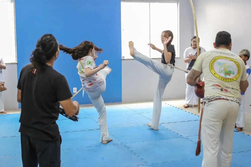Alunos de capoeira do CCJuv serão batizados em cerimônia especial no polo Buritis