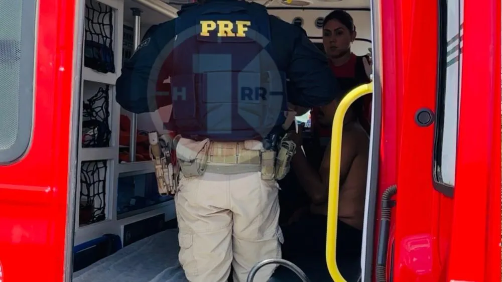 Acidente Grave na RR 205 Deixa Condutor Ferido e Revela Suspeita de Furto