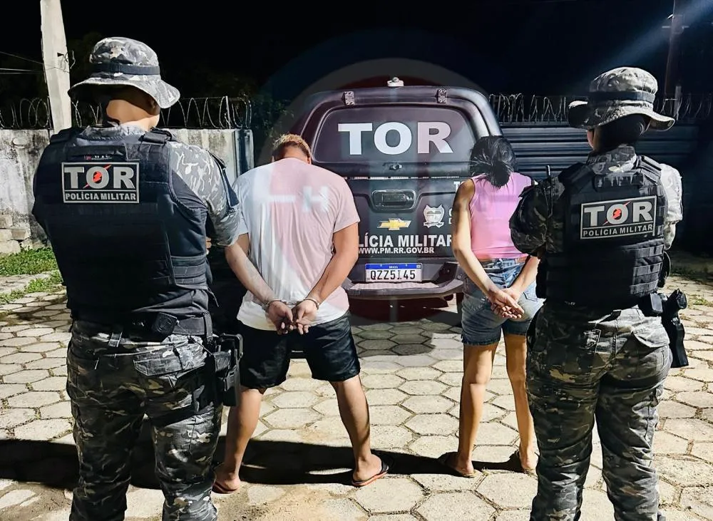 Adolescente e Mulher são Presos por Tráfico de Drogas em Ponto Conhecido da Capital