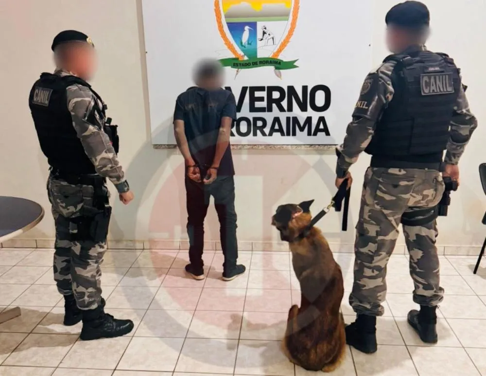 VTR DO CANIL prende foragido da justiça durante patrulhamento no Bairro São Vicente