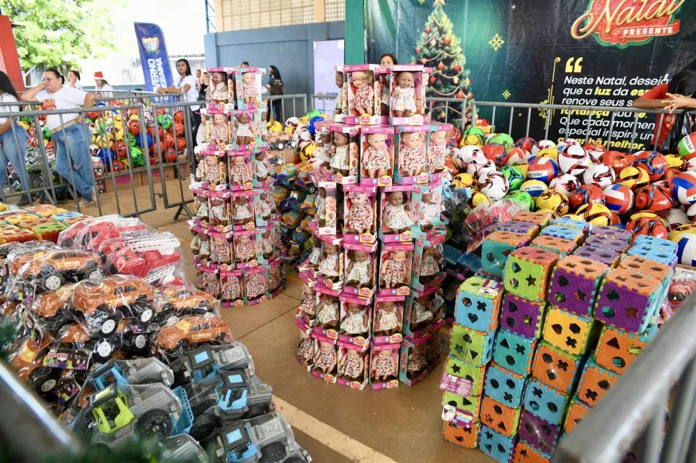 Governo de Roraima encerra programação com 40 mil brinquedos entregues em Boa Vista