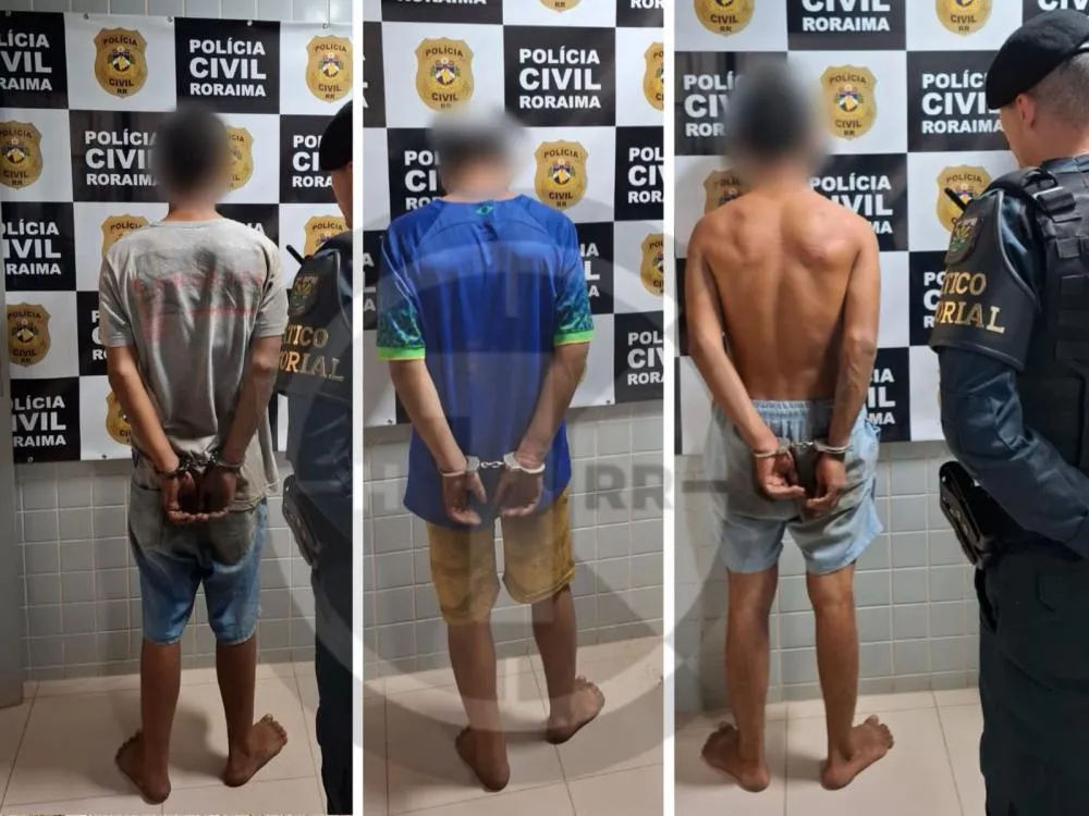 Polícia prende trio por furto de motocicleta e receptação após adolescente ameaçar “tocar o terror”