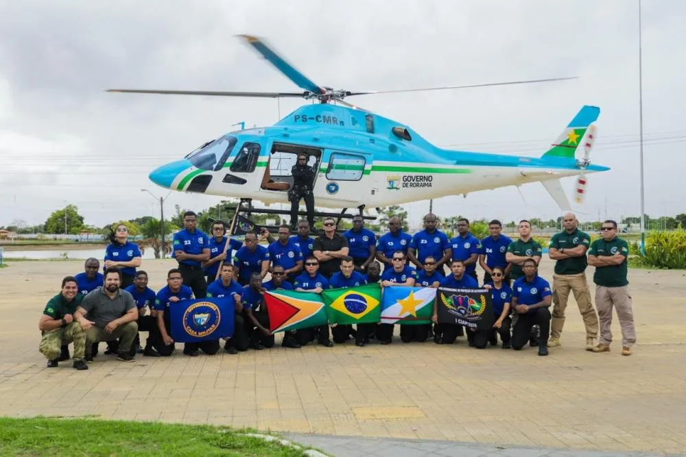 Governo de Roraima capacita guarda da presidência da Guiana em segurança institucional