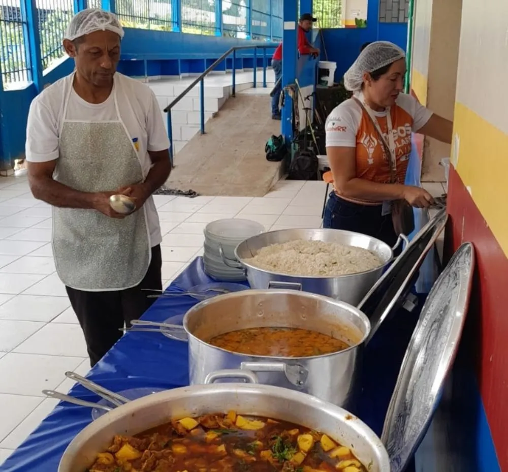 Alunos-atletas dos Jogos Escolares têm alimentação própria orientada por nutricionista