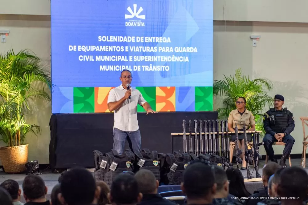 Prefeitura de Boa Vista reforça atuação da GCM e SMTRAN com novas viaturas e equipamentos táticos