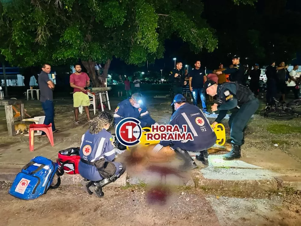 Dois Venezuelanos São Alvejados em Tiroteio na Lateral da Rodoviária Internacional de Boa Vista