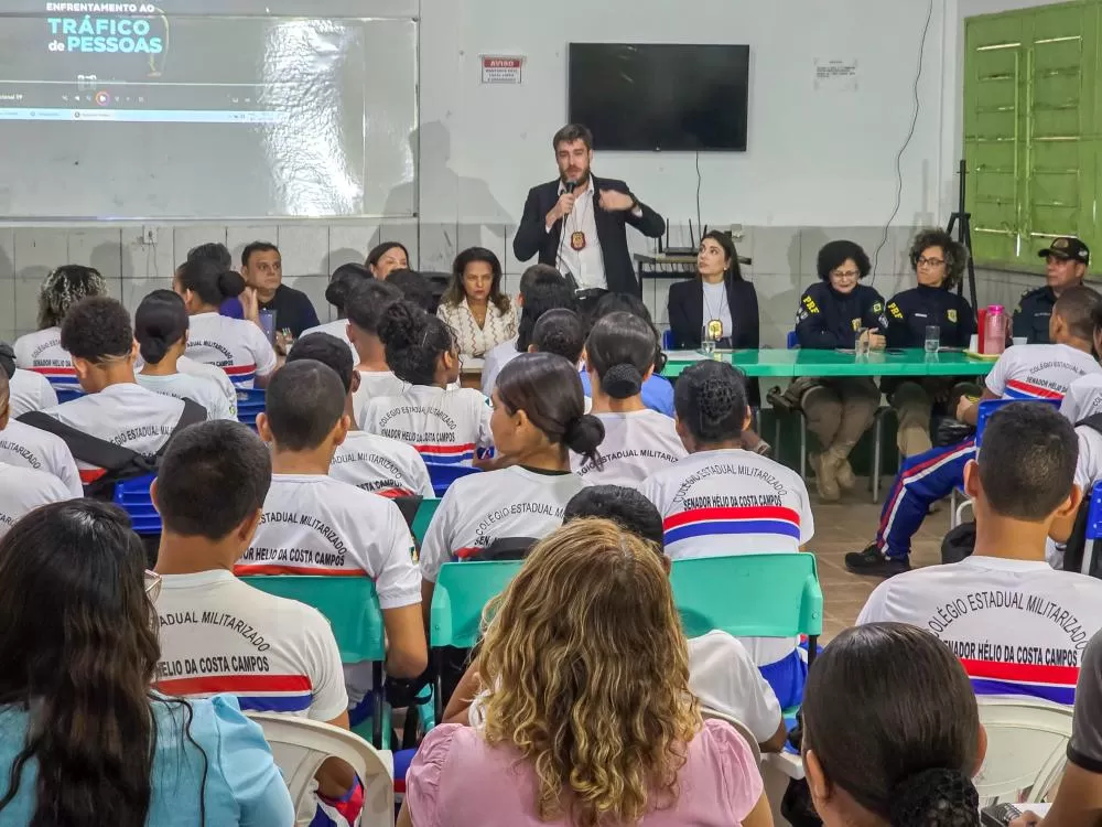 Projeto leva conscientização sobre tráfico de pessoas a estudantes de Roraima
