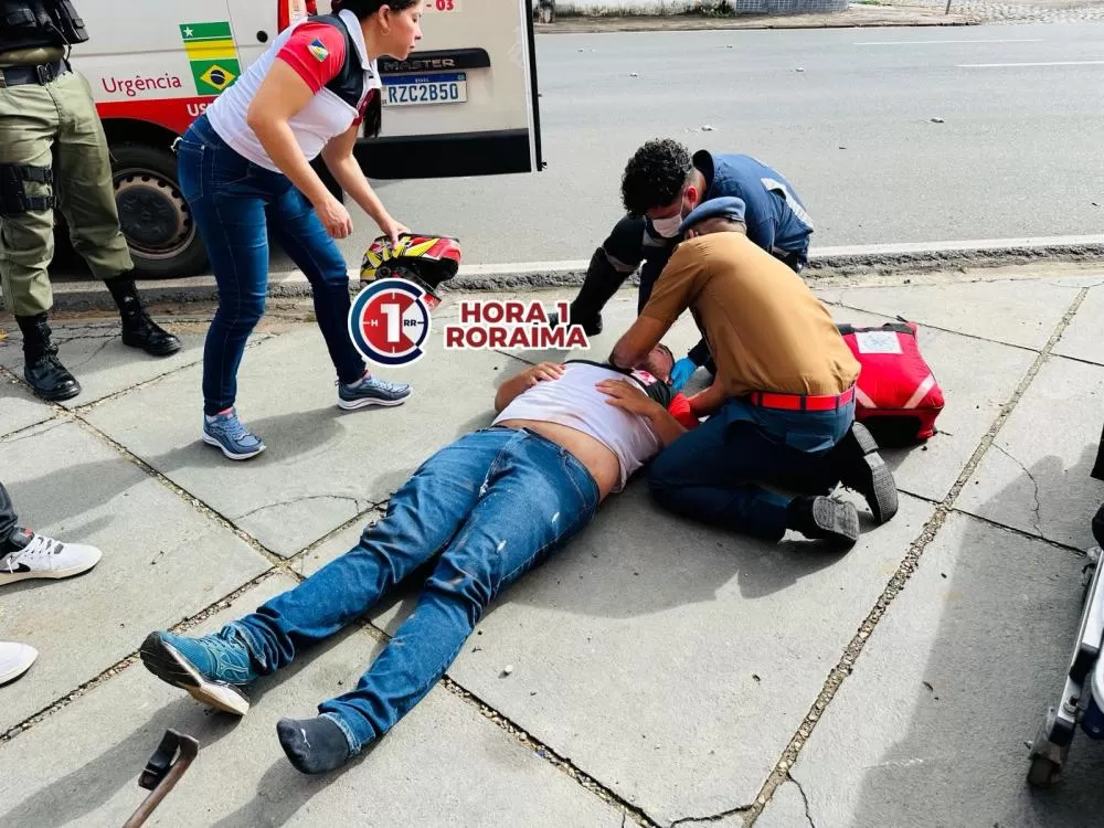 Motociclista fica ferido após colisão com Celta em Messejana